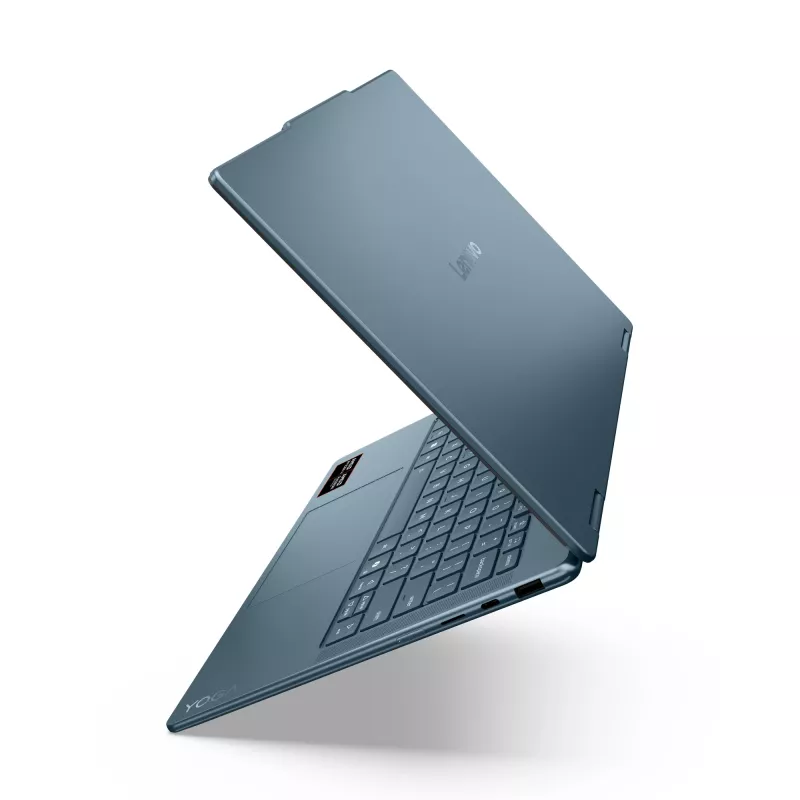 Lenovo Yoga 7 2-in-1 14AKP10 Copilot+ PC AMD Ryzen™ AI 5 340 hibridinis (2-in-1) 35,6 cm (14 colių) jutiklinis ekranas WUXGA 16 GB LPDDR5x-SDRAM 512 GB SSD Wi-Fi 7 (802.11be) Windows 11 Home vokiška Teal