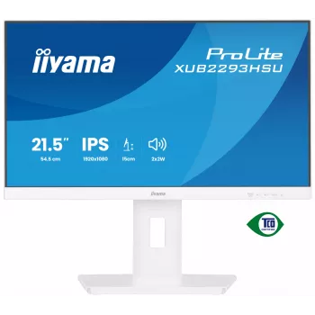iiyama ProLite XUB2293HSU-W7 kompiuterio monitorius 54,6 cm (21,5 colio) 1920 x 1080 pikselių Full HD LED Baltas