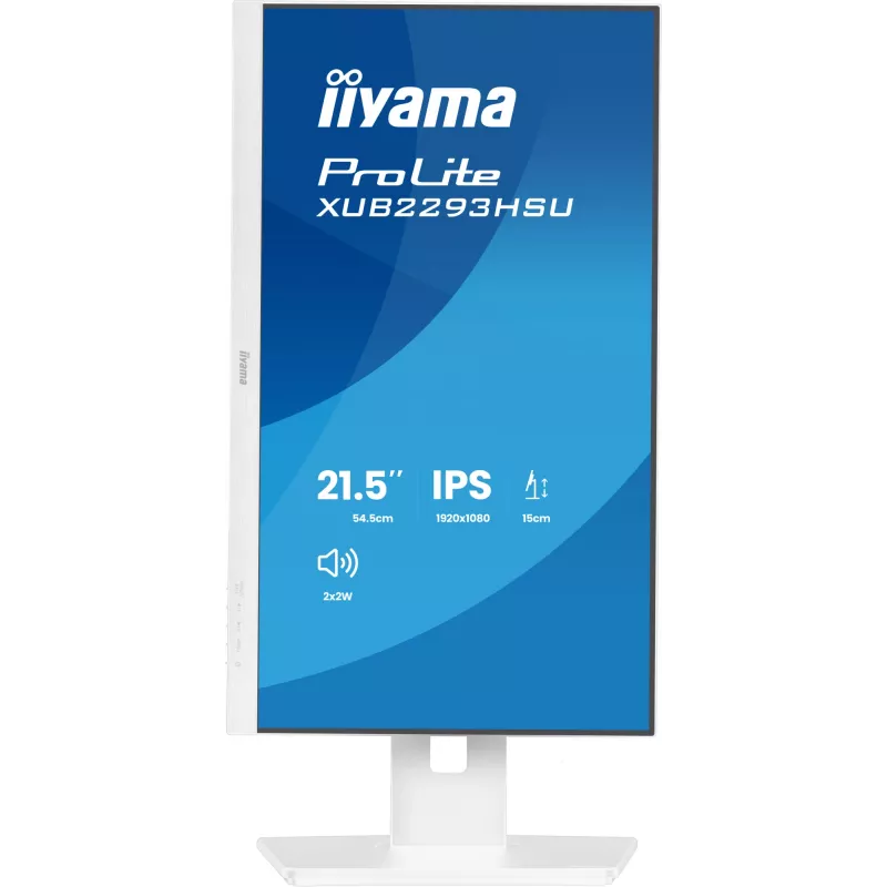 iiyama ProLite XUB2293HSU-W7 kompiuterio monitorius 54,6 cm (21,5 colio) 1920 x 1080 pikselių Full HD LED Baltas