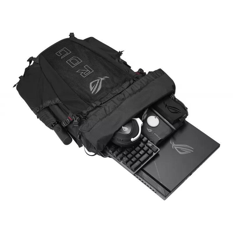 ASUS ROG Archer ErgoAir kuprinė Žaidimų kuprinė Juoda EVA (etileno vinilo acetatas), Likra, Nailonas