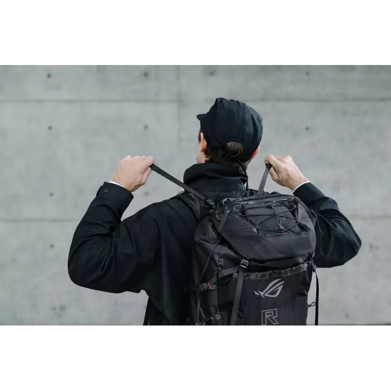 ASUS ROG Archer ErgoAir kuprinė Žaidimų kuprinė Juoda EVA (etileno vinilo acetatas), Likra, Nailonas