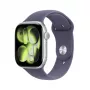 Išmanusis laikrodis Apple Watch Series 11 GPS + Cellular 46mm sidabrinis aliuminio korpusas su Purple Fog sportine juostele - S/M