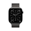 APPLE Watch Series 11 GPS + Cellular 46mm titano korpusas pilkos spalvos su pilku Milano kilpa S/M