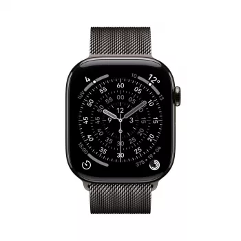 APPLE Watch Series 11 GPS + Cellular 46mm titano korpusas pilkos spalvos su pilku Milano kilpa S/M
