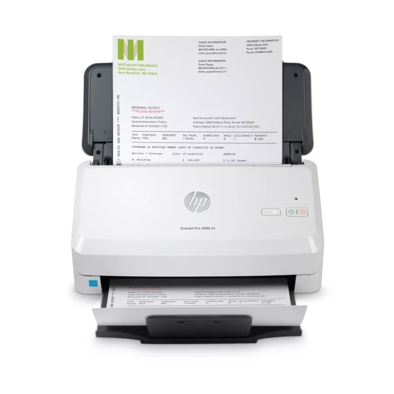 HP Scanjet Pro 3000 s4 dokumentų skaitytuvas 600 x 600 DPI A4 juoda, balta