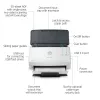 HP Scanjet Pro 3000 s4 dokumentų skaitytuvas 600 x 600 DPI A4 juoda, balta