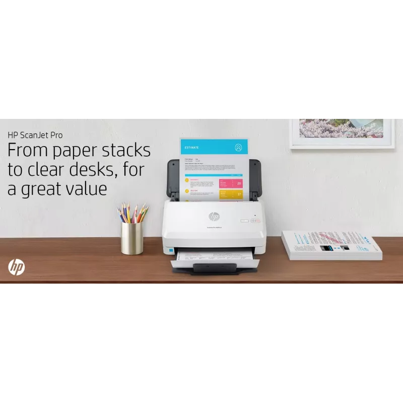 HP Scanjet Pro 3000 s4 dokumentų skaitytuvas 600 x 600 DPI A4 juoda, balta