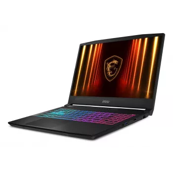 MSI Katana 15 HX B14WFK-487 Intel® Core™ i7 i7-14650HX nešiojamas kompiuteris 39,6 cm (15,6 colio) Full HD 16 GB DDR5-SDRAM 512 GB SSD NVIDIA GeForce RTX 5060 Wi-Fi 6E (802.11ax) Windows 11 Home juoda