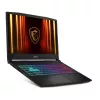 MSI Katana 15 HX B14WFK-487 Intel® Core™ i7 i7-14650HX nešiojamas kompiuteris 39,6 cm (15,6 colio) Full HD 16 GB DDR5-SDRAM 512 GB SSD NVIDIA GeForce RTX 5060 Wi-Fi 6E (802.11ax) Windows 11 Home juoda