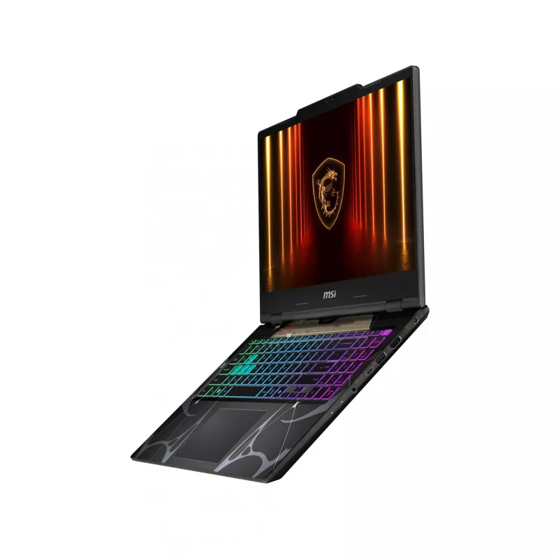 MSI Cyborg 15 B2RWEKG-067 Intel Core 7 240H nešiojamas kompiuteris 39,6 cm (15,6 colio) Full HD 16 GB DDR5-SDRAM 512 GB SSD NVIDIA® GeForce RTX™ 5050 Wi-Fi 6E (802.11ax) Windows 11 Home juodas
