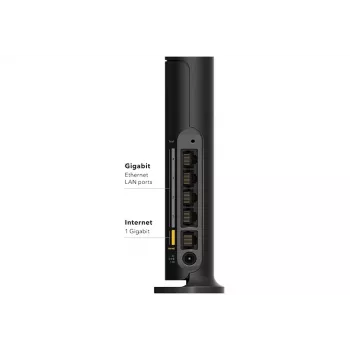 NETGEAR 4 srautų AX1800 belaidis maršruto parinktuvas Gigabit Ethernet Dviejų juostų (2,4 GHz / 5 GHz) Juoda
