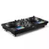 Hercules INPULSE T7 Juoda DJ valdiklis — 3,5 mm/6,35 mm ausinių, USB laidas, 652×350×90 mm