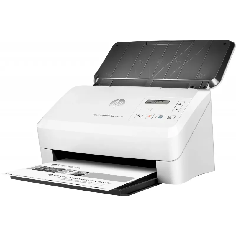 HP Scanjet Enterprise Flow 7000 s3 lakštinis skaitytuvas 600 x 600 DPI A4 baltas