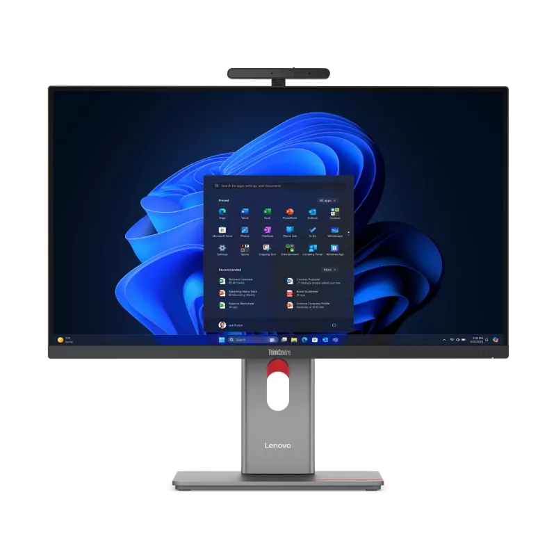 Lenovo ThinkCentre M90a Pro Gen 6 Intel Core Ultra 5 68.6 cm (27 col.) 2560 x 1440 pikselių Viskas viename kompiuteris 32 GB DDR5-SDRAM 512 GB SSD Windows 11 Pro Wi-Fi 6E (802.11ax) Juoda