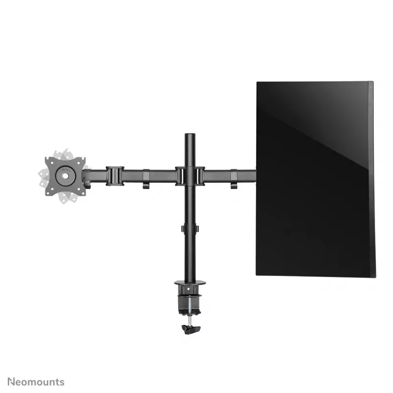 Neomounts NM-D135DBLACK Monitor rankena 10-27 colių, spaustuvas/įvorė, 8 kg, 25,4 cm (10 colių), 68,6 cm (27 colių), 100 x 100 mm, juoda