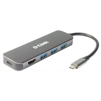 D-Link 5-in-1 USB-C Hub su HDMI / Power Delivery