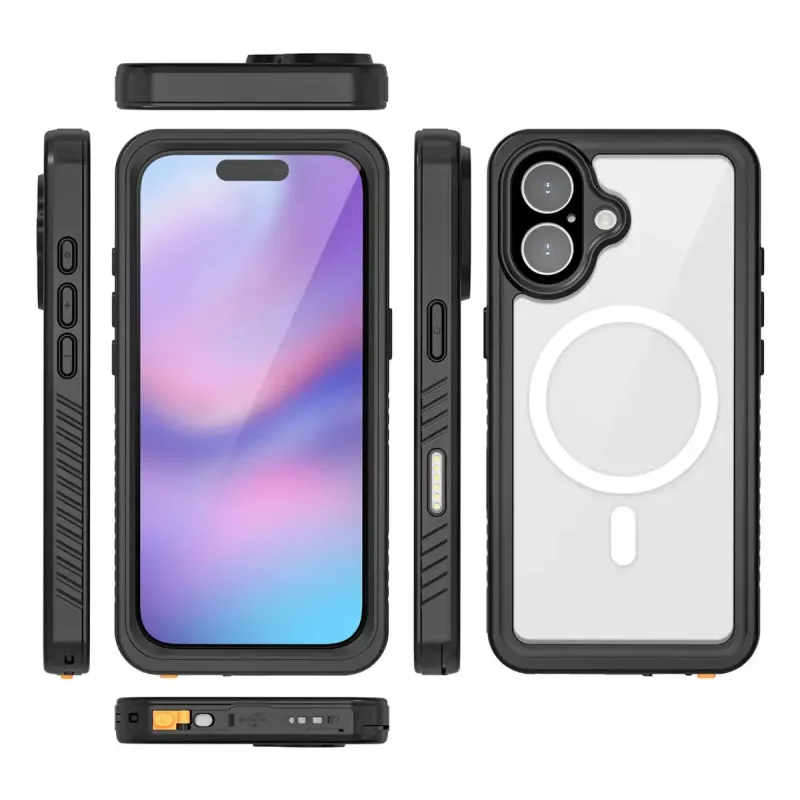 4smarts dėklas iPhone 17 16 cm (6,3 colio) juodas permatomas