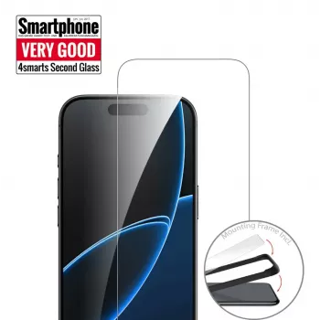 4smarts Second Glass Clear stiklinė ekrano apsauga Apple iPhone 17 Air Grūdintas stiklas