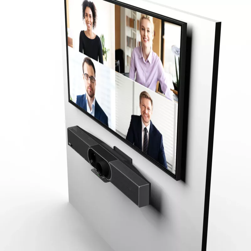 Yealink VCS-TVMount2 Sieninis laikiklis Juodas