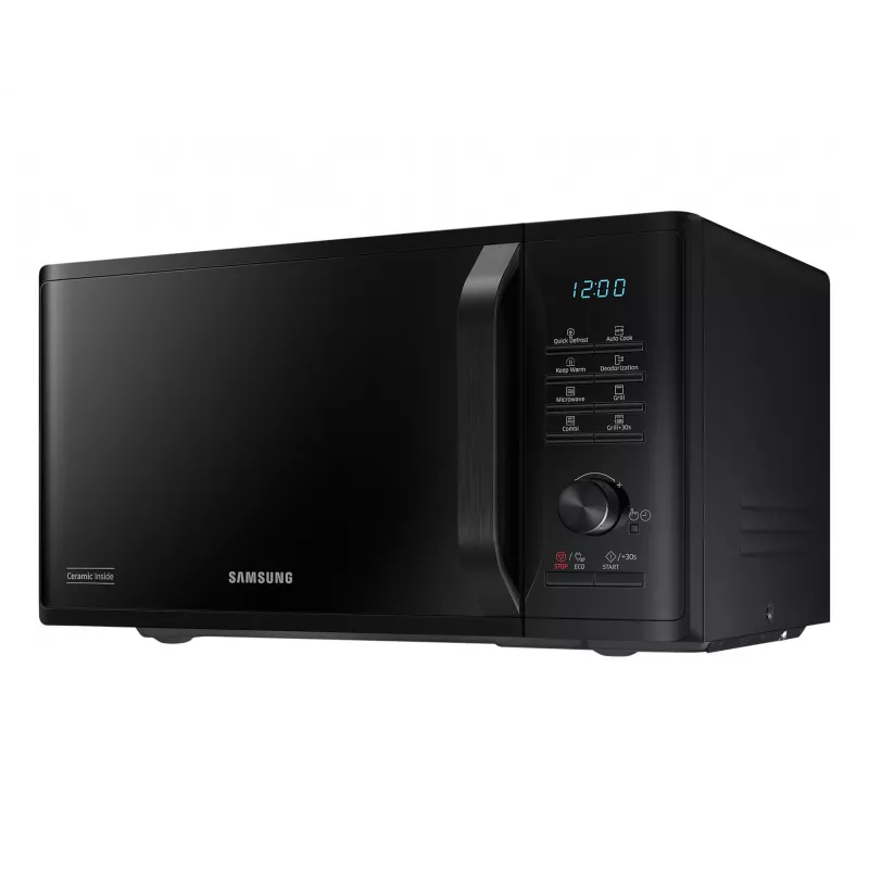 Samsung MG23B3515AK/EN mikrobangų krosnelė su griliu, juoda, 23 L, 1250 W