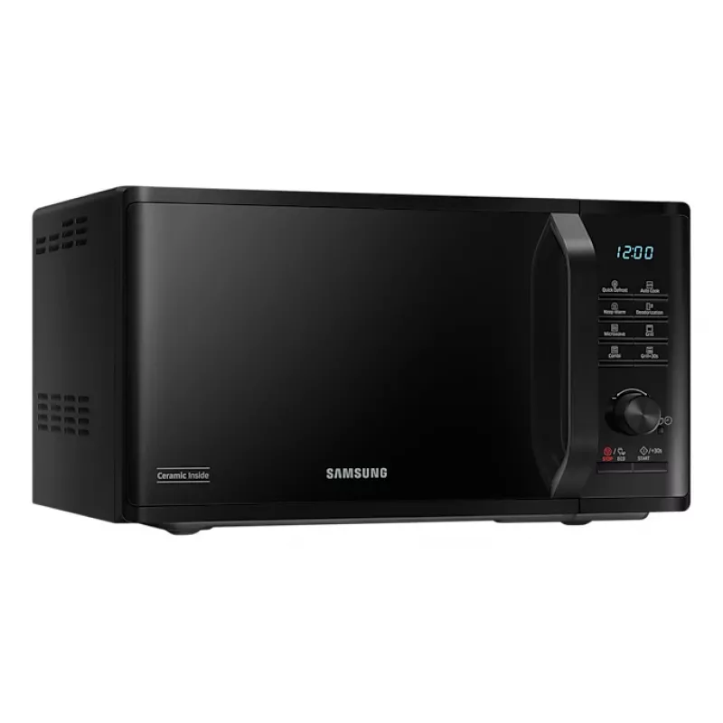 Samsung MG23B3515AK/EN mikrobangų krosnelė su griliu, juoda, 23 L, 1250 W