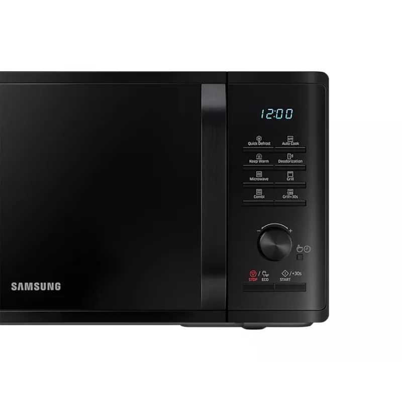 Samsung MG23B3515AK/EN mikrobangų krosnelė su griliu, juoda, 23 L, 1250 W