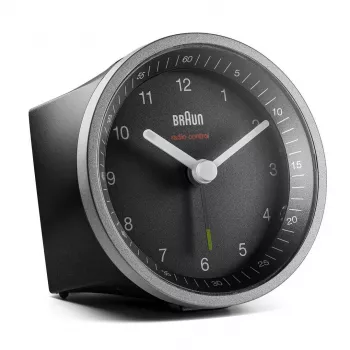 Braun BC07SB-DCF kvarcinis žadintuvas juodas, sidabrinis