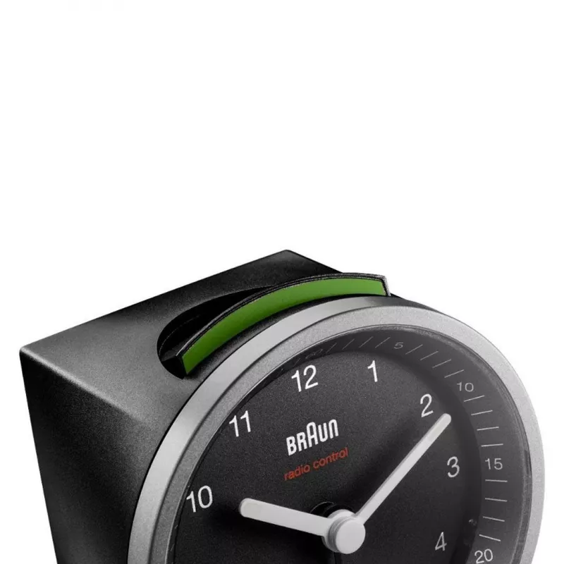 Braun BC07SB-DCF kvarcinis žadintuvas juodas, sidabrinis