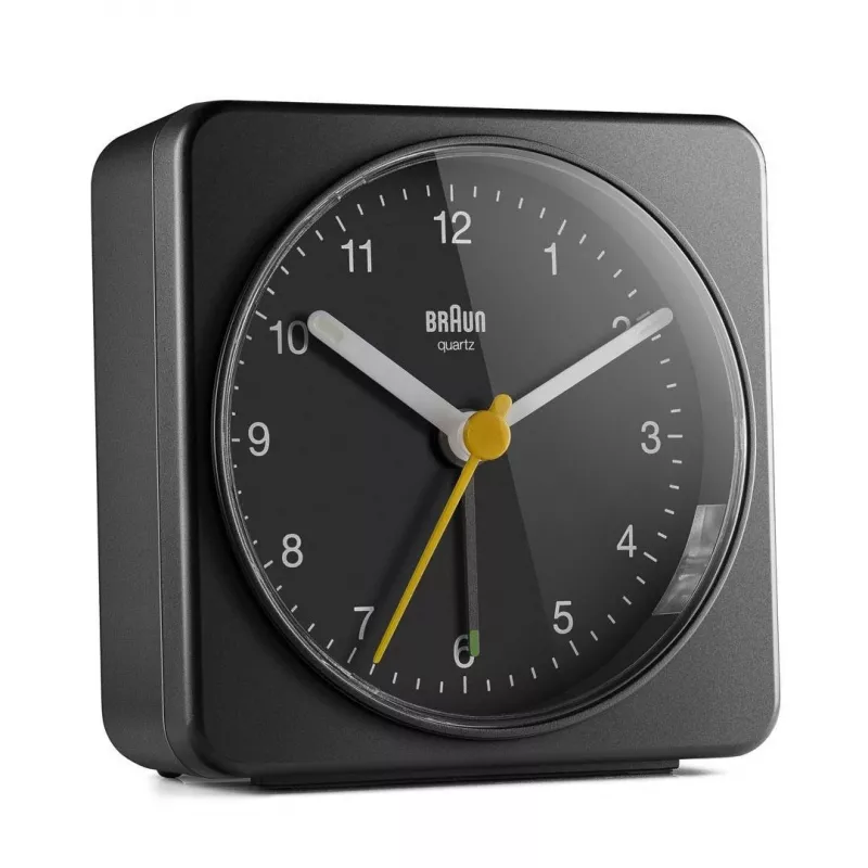 Braun BC03B kvarcinis žadintuvas, juodas