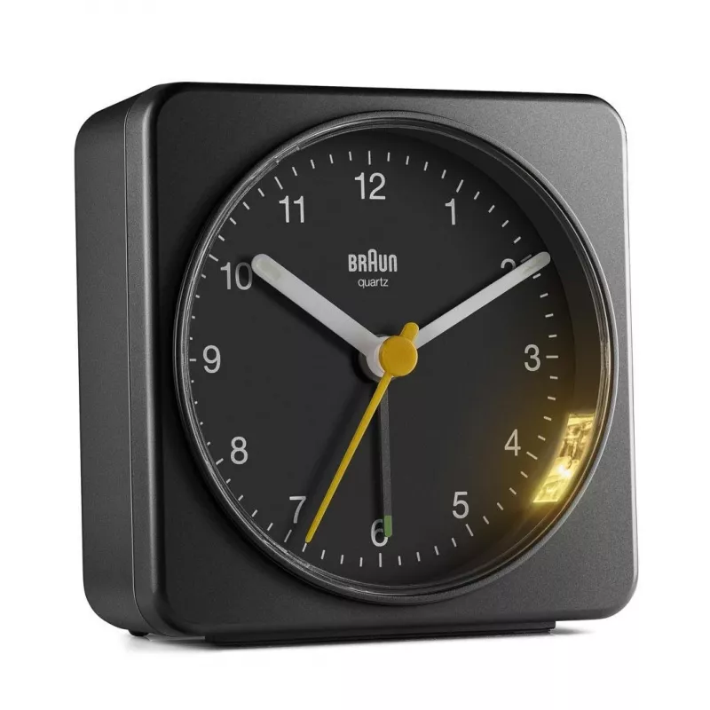 Braun BC03B kvarcinis žadintuvas, juodas