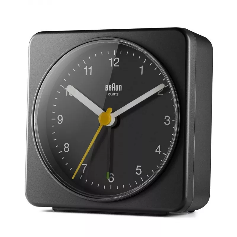 Braun BC03B kvarcinis žadintuvas, juodas