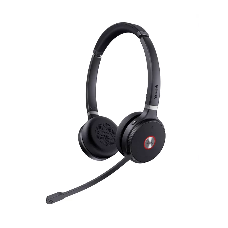 Yealink WH62 Dual Teams ausinės, belaidės, 20 - 20000 Hz, biurui/skambučių centrui, 127 g, ausinės, juodos
