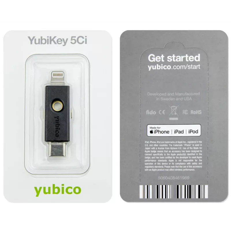 Apsaugos raktas Yubico YubiKey 5Ci