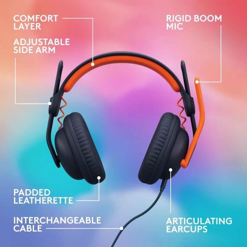 LOGITECH Zone Learn - USB-C - Ausinės - Uždedamos ant ausies - Klasikinė mėlyna