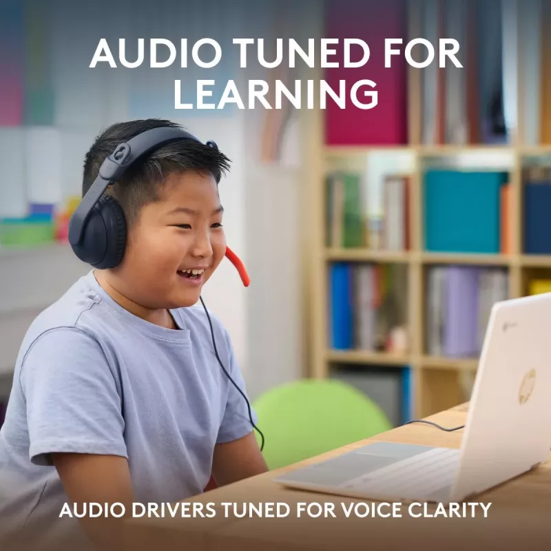 LOGITECH Zone Learn - USB-C - Ausinės - Uždedamos ant ausies - Klasikinė mėlyna