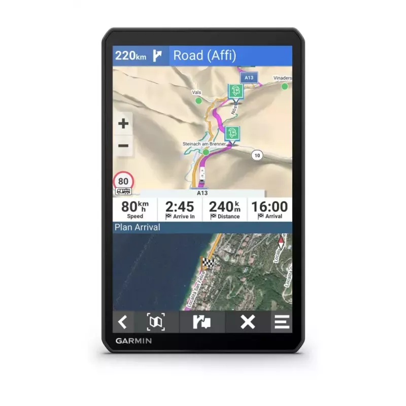 Navigatorius Garmin 895 Fiksuotas 20,3 cm (8 colių) TFT lietimui jautrus ekranas