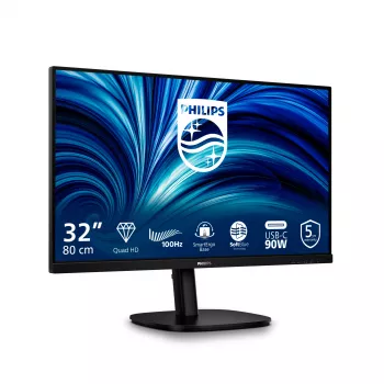 Philips 32B2U3601/00 kompiuterio monitorius 80 cm (31,5 colio) 2560 x 1440 pikselių Quad HD LCD juodas