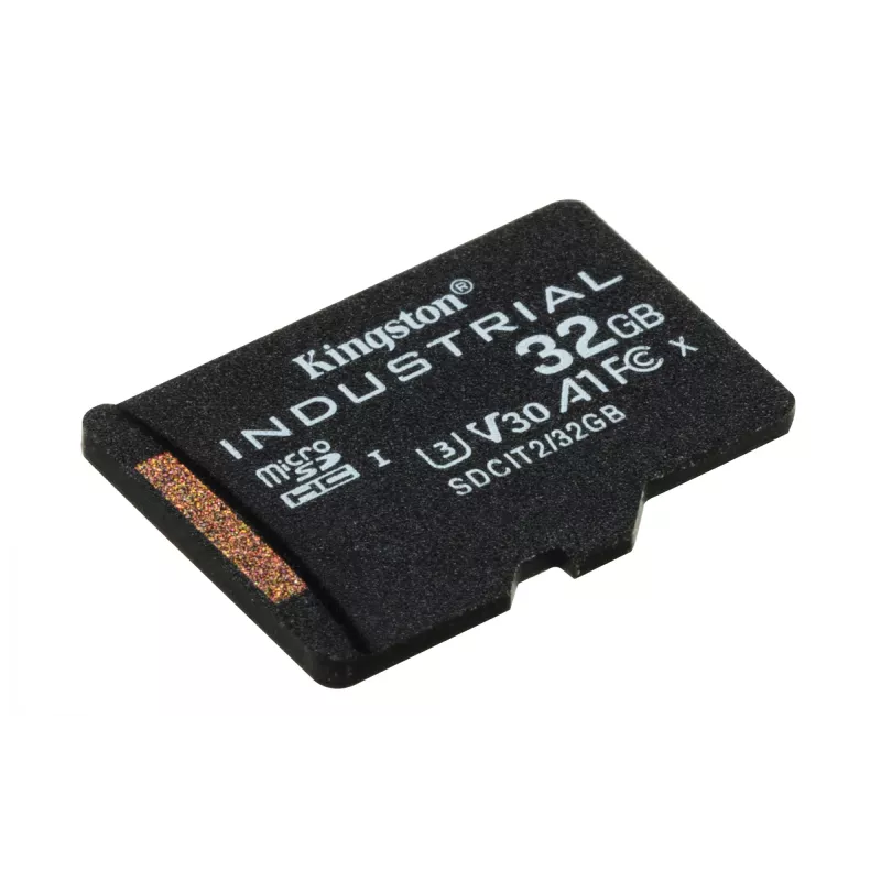 Kingston Technology 32GB microSDHC Industrial C10 A1 pSLC Card viena pakuotė w/o Adapter