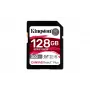 Kingston Technology 128 GB „Canvas React Plus“ SDXC UHS-II 300R/260W U3 V90, skirta Full HD/4K/8K
