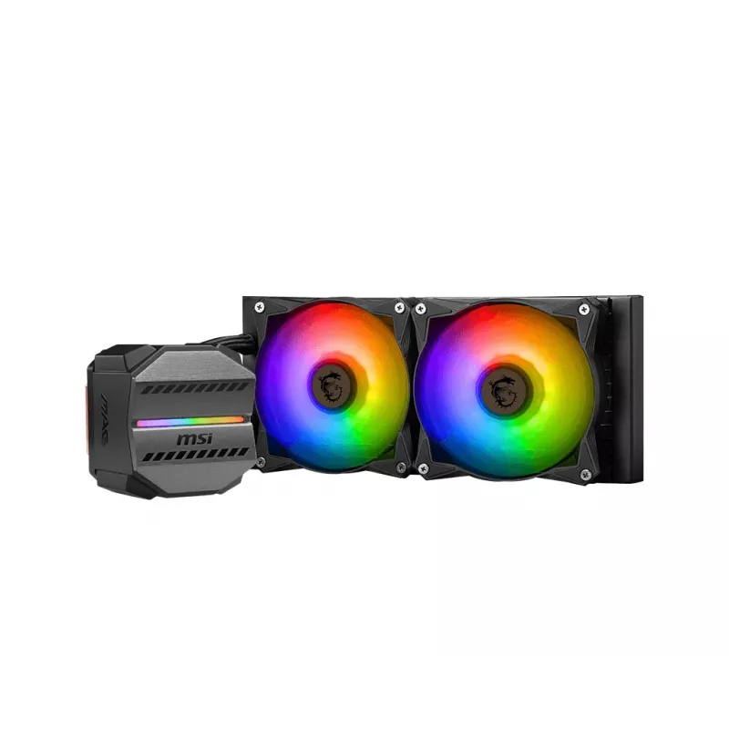 MSI MAG Coreliquid M240 procesoriaus aušintuvas, integruotas skysčio aušinimas, 12 cm, juodas