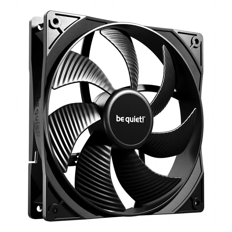be quiet! Pure Wings 3 140mm | PWM Triple Pack Kompiuterio korpuso ventiliatorius 14 cm Juodas 3 vnt.