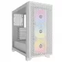 CORSAIR vidutinio dydžio kompiuterio korpusas - 3000d RGB Airflow - Baltas
