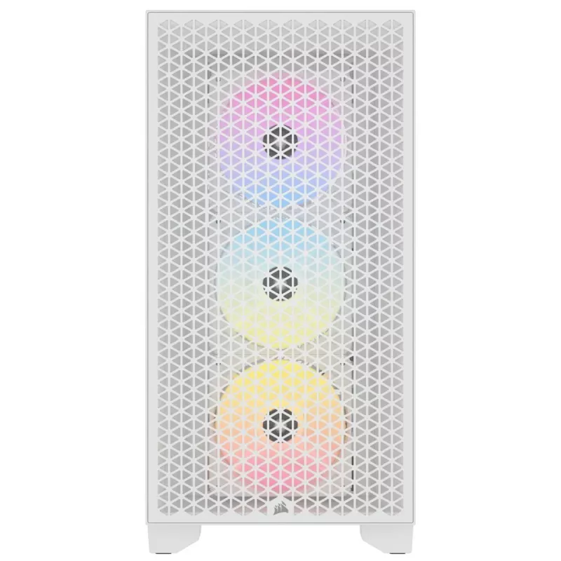CORSAIR vidutinio dydžio kompiuterio korpusas - 3000d RGB Airflow - Baltas