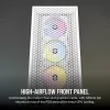 CORSAIR vidutinio dydžio kompiuterio korpusas - 3000d RGB Airflow - Baltas