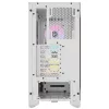 CORSAIR vidutinio dydžio kompiuterio korpusas - 3000d RGB Airflow - Baltas