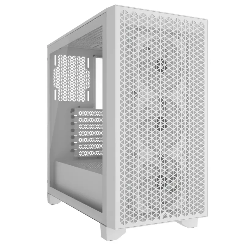 CORSAIR vidutinio dydžio kompiuterio korpusas - 3000d RGB Airflow - Baltas