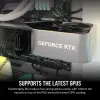 CORSAIR vidutinio dydžio kompiuterio korpusas - 3000d RGB Airflow - Baltas