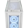 CORSAIR Vidutinis bokštas Smart Case - Icue 5000x - RGB Ql Edition Grūdintas Stiklas True - Baltas