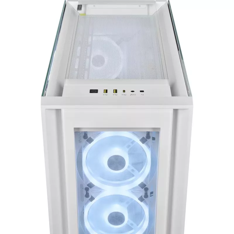 CORSAIR Vidutinis bokštas Smart Case - Icue 5000x - RGB Ql Edition Grūdintas Stiklas True - Baltas