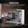 CORSAIR PC korpusas – 2500X vidutinio dydžio dviejų kamerų PC korpusas – baltas